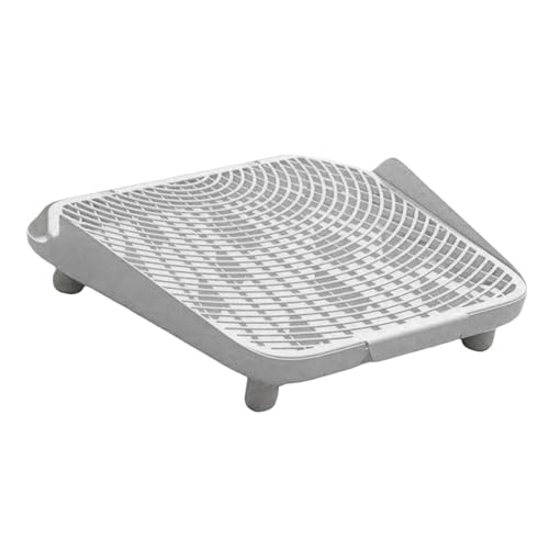Gralara Katzenstreurampe, Haustierbedarf, erhöht, für Schlafzimmer, Wohnzimmer, Toilette, Weiß Gralara Katzenstreurampe, Haustierbedarf, erhöht, für Schlafzimmer, Wohnzimmer, Toilette, Weiß von Gralara