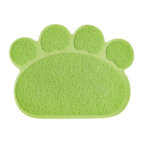 Gralara Katzentoiletten-Matte, Haustier-Fütterungsmatte, Futternapf-Pad, multifunktionales Futter-Tischset, Katzennapf-Matte für kleine Welpen, kleine Tiere, GrÜn Gralara Katzentoiletten-Matte, Haustier-Fütterungsmatte, Futternapf-Pad, multifunktionales Futter-Tischset, Katzennapf-Matte für kleine Welpen, kleine Tiere, GrÜn von Gralara