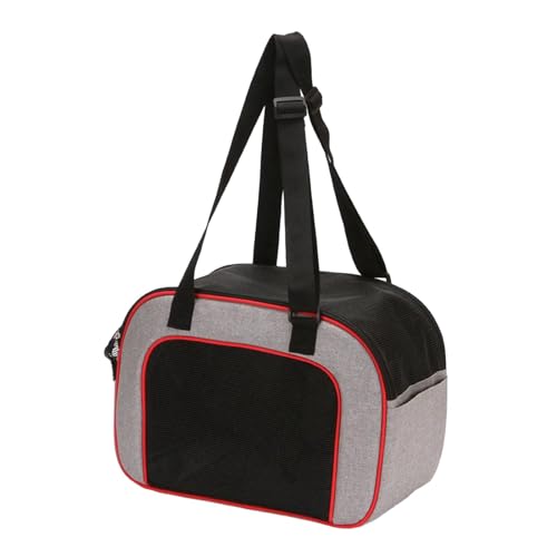 Gralara Katzentrage, Kätzchen-Tragetasche, Faltbare Umhängetasche für, kleine und mittelgroße Katzen, Rot Gralara Katzentrage, Kätzchen-Tragetasche, Faltbare Umhängetasche für, kleine und mittelgroße Katzen, Rot von Gralara