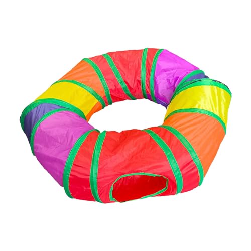 Gralara Katzentunnelspielzeug, Spieltunnel, Kätzchen, tragbares Training, zusammenklappbares Katzentrainings-Spielzentrum, zusammenklappbares Gralara Katzentunnelspielzeug, Spieltunnel, Kätzchen, tragbares Training, zusammenklappbares Katzentrainings-Spielzentrum, zusammenklappbares von Gralara