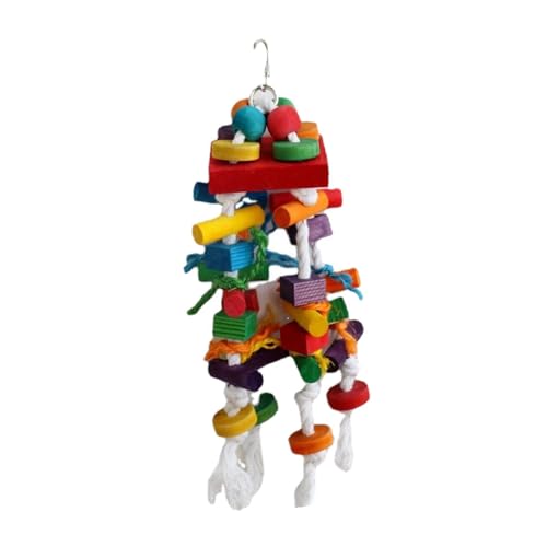Gralara Kauspielzeug für Vögel und Papageien, einzigartiges Papageienspielzeug mit Haken zum Aufhängen, Sitzstange, Ständer, Käfig zum Aufhängen für Finken, Gralara Kauspielzeug für Vögel und Papageien, einzigartiges Papageienspielzeug mit Haken zum Aufhängen, Sitzstange, Ständer, Käfig zum Aufhängen für Finken, von Gralara