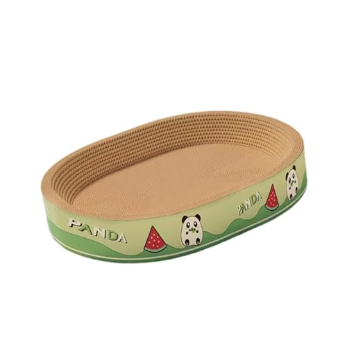Gralara Kratzbrett Als Stabiles Kratzbett Und Katzensofa EIN Langlebiges Kratzmöbel Und Kratzunterlage Aus Wellpappe Zum Schutz Der Einrichtung für Den Innen, Oval M von Gralara