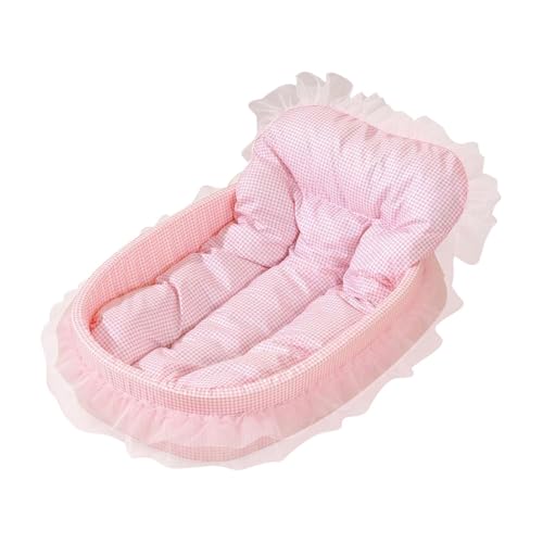 Gralara Prinzessin Katzenbett Haustierbett Niedlich Anti Slip Bottom Waschbar Warm Bequem Hundekissen Bett, ROSA Gralara Prinzessin Katzenbett Haustierbett Niedlich Anti Slip Bottom Waschbar Warm Bequem Hundekissen Bett, ROSA von Gralara