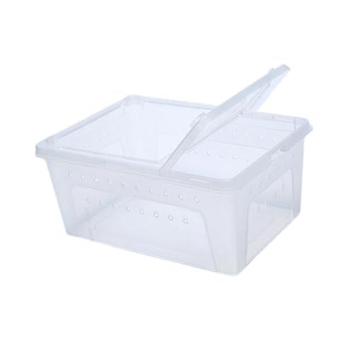 Gralara Reptilienzüchtungsbox Schluckkoffer Klettern Haustier Brutbox Schildkröten Transportbehälter für Schildkröte, Weiß Gralara Reptilienzüchtungsbox Schluckkoffer Klettern Haustier Brutbox Schildkröten Transportbehälter für Schildkröte, Weiß von Gralara