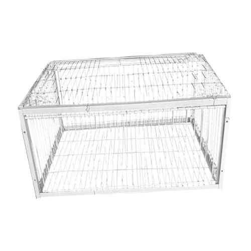 Gralara Tauben-Vogelkäfig, automatische Taubensammlung, einfach zu montieren, Einzeleingang, Hühnerkäfig, Taubenstall für Lagerhäuser, 2 Betreten Gralara Tauben-Vogelkäfig, automatische Taubensammlung, einfach zu montieren, Einzeleingang, Hühnerkäfig, Taubenstall für Lagerhäuser, 2 Betreten von Gralara