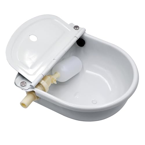 Gralara Tier Auto Trinkwasser Schüssel Wasser Feeder Pferd Trinkwasser Schüssel für Pferd, mit Loch Gralara Tier Auto Trinkwasser Schüssel Wasser Feeder Pferd Trinkwasser Schüssel für Pferd, mit Loch von Gralara