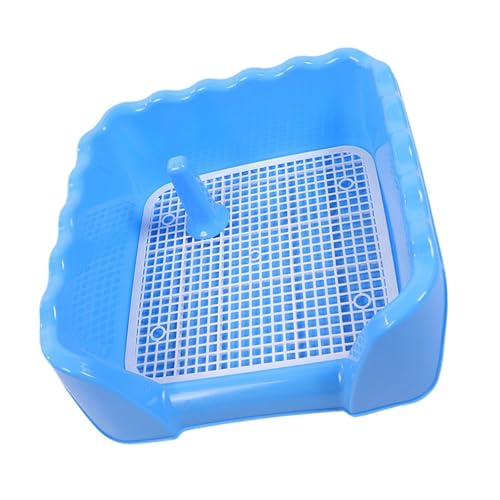 Gralara Trainingstablett für Hundetoilette aus Mesh, bequem und leicht zu reinigen, mit Säule, Hundetöpfchenstreu, für Hunde, kleine Hunde und Welpen, L Gralara Trainingstablett für Hundetoilette aus Mesh, bequem und leicht zu reinigen, mit Säule, Hundetöpfchenstreu, für Hunde, kleine Hunde und Welpen, L von Gralara