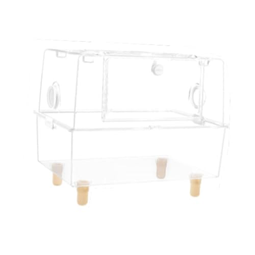 Gralara Transparenter Hamsterkäfig, Hamster-Lebensraum, atmungsaktiv, Hamsterbedarf, Kleiner Haustierkäfig für Igel, Mäuse, Ratten, Kurzkopfgleitbeutler Gralara Transparenter Hamsterkäfig, Hamster-Lebensraum, atmungsaktiv, Hamsterbedarf, Kleiner Haustierkäfig für Igel, Mäuse, Ratten, Kurzkopfgleitbeutler von Gralara
