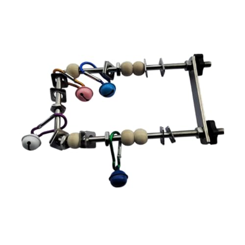 Gralara Vogel-Spielständer, Papageien-Spielständer, Übungs-Aktivitätszentrum, Vogelspielzeug, Papageien-Kauspielzeug, für Finken, Aras, Wellensittiche Gralara Vogel-Spielständer, Papageien-Spielständer, Übungs-Aktivitätszentrum, Vogelspielzeug, Papageien-Kauspielzeug, für Finken, Aras, Wellensittiche von Gralara
