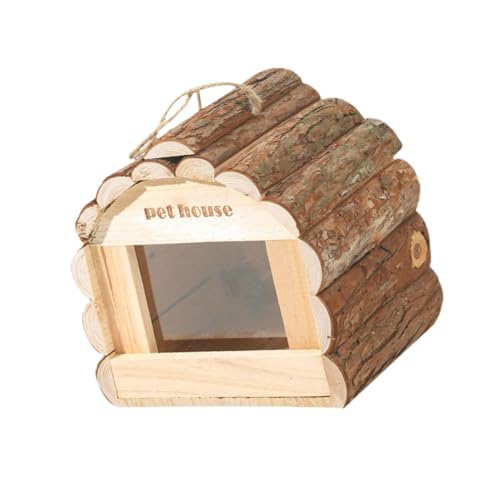 Gralara Vogelhäuschen aus Holz, Vogelnistkasten, Brutkasten, Paarungskasten, Vogelhütte, Vogelzuchtkasten, Käfigzubehör für kleine und mittelgroße Vögel, l Gralara Vogelhäuschen aus Holz, Vogelnistkasten, Brutkasten, Paarungskasten, Vogelhütte, Vogelzuchtkasten, Käfigzubehör für kleine und mittelgroße Vögel, l von Gralara