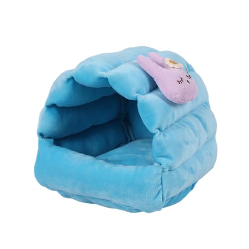 Gralara Winterwarmes Hamsterbett, bequemes Höhlenbett für Meerschweinchen, Kleintierbett für Zwergkaninchen, Hamster-Kleintiere, Blau Gralara Winterwarmes Hamsterbett, bequemes Höhlenbett für Meerschweinchen, Kleintierbett für Zwergkaninchen, Hamster-Kleintiere, Blau von Gralara