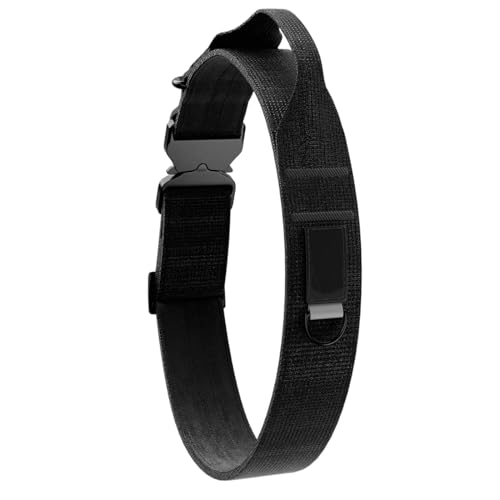 Gralara für Hunde, strapazierfähiges Hundehalsband, praktisches und bequemes Anti-Hundehalsband, Hundekettenhalsband zum Spazierengehen mit, Schwarz, l Gralara für Hunde, strapazierfähiges Hundehalsband, praktisches und bequemes Anti-Hundehalsband, Hundekettenhalsband zum Spazierengehen mit, Schwarz, l von Gralara