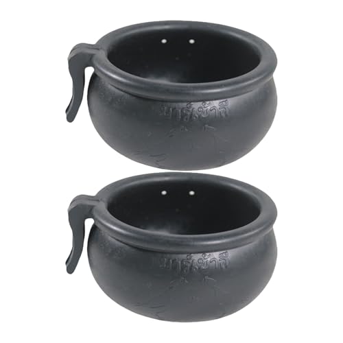 2pcs Geflügel Dinkschüssel Hochleistungsgummifeder Waterer Cup Easy Installation Montiertes Design Für Hühner Enten Training Gummi Hühnchen Feeder von Gramigg