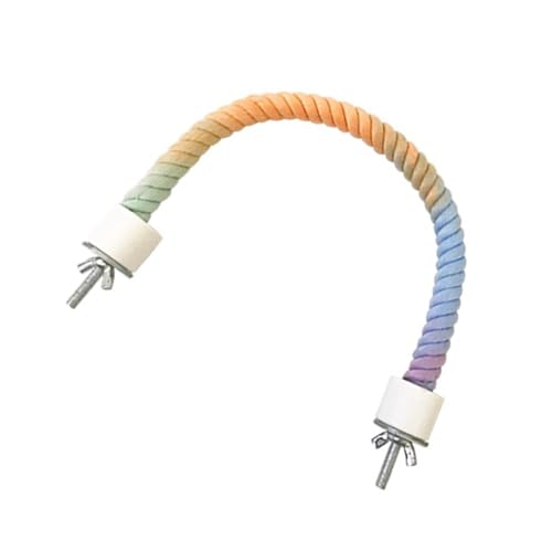 Gradients Vogelseil Sitzstange Ständer Stahldraht biegbar Kletterspielzeug mit Schraube für Wellensittiche Lovebirds und andere kleine Vögel Gradients Vogelseil Sitzstange Ständer Stahldraht biegbar Kletterspielzeug mit Schraube für Wellensittiche Lovebirds und andere kleine Vögel von Gramigg
