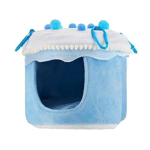 Gramigg Hanging Papageienbett Plüsch Kuchen Vogelkäfig Nest Vogel Warmes Zucht Nest Vogel Haus Haustierhaus Käfig Hängematte Haustier Cage Accessoires von Gramigg