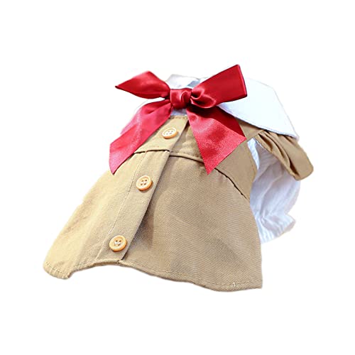 Hundekleid mit Schleife, Hemdkleid für Hunde, Welpen, Kleider für kleine Mädchen, Haustierkleider, Röcke, Welpen, Rock, kleine Hunde, Mädchen von Gramigg