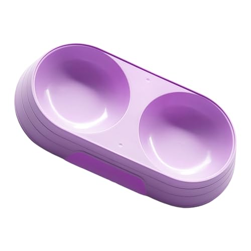 Pet Round Bowl Feeder 2in1 Katzen Schüssel Für Katzen Hunde Mahlzeiten Separate Nahrungswasser Fütterung Station Für Eigenheimen Gebrauch von Gramigg