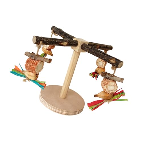Vogel-Sitzstange, Schleifspielzeug, Backenzähne für Schnabel und Zahnpflege, Kauspielzeug, mehrere Größen, Spielzeug, Tischdekoration, Papagei von Gramigg