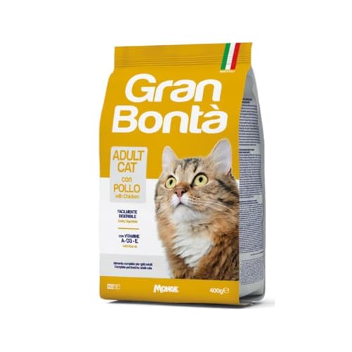 Ideale Leckerlis für Katzen Gusto Chicken Monge Linea Gran Bonta' Packung mit 400 Gramm von Gran Bontà
