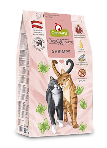 GranataPet DeliCatessen Shrimps Adult, 1,8 kg, Trockenfutter für Katzen, schmackhaftes Katzenfutter, Alleinfuttermittel ohne Getreide & ohne Zuckerzusätze von GranataPet