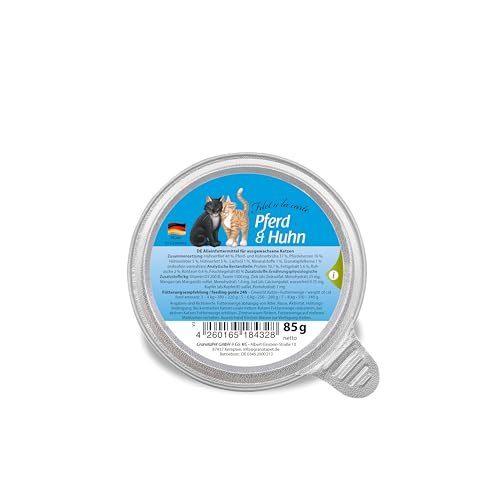 GranataPet Filet à la Carte Pferd & Huhn, 6 x 85 g, Nassfutter für Katzen, Filet-Stückchen ohne Getreide, Katzenfutter ohne Zuckerzusatz, hoher Fleischanteil GranataPet Filet à la Carte Pferd & Huhn, 6 x 85 g, Nassfutter für Katzen, Filet-Stückchen ohne Getreide, Katzenfutter ohne Zuckerzusatz, hoher Fleischanteil von GranataPet