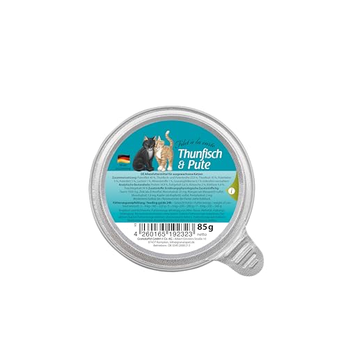 GranataPet Filet à la carte Thunfisch & Pute, Nassfutter für Katzen, Filet-Stückchen ohne Getreide, Katzenfutter ohne Zuckerzusatz, hoher Fleischanteil, 6 x 85 g GranataPet Filet à la carte Thunfisch & Pute, Nassfutter für Katzen, Filet-Stückchen ohne Getreide, Katzenfutter ohne Zuckerzusatz, hoher Fleischanteil, 6 x 85 g von GranataPet
