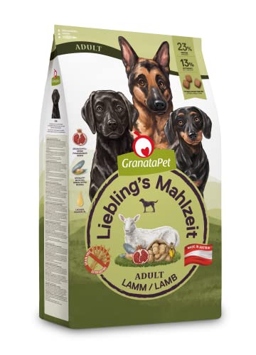 GranataPet Liebling's Mahlzeit Adult Lamm, 1,8 kg, Trockenfutter für Hunde, Hundefutter ohne Getreide & ohne Zuckerzusätze, Alleinfuttermittel von GranataPet