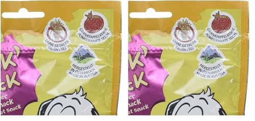 GranataPet Snack' Attack Huhn, 100 g, Hundeleckerli ohne Getreide & ohne Zuckerzusätze, Leckerchen für Hunde, weicher Hundesnack (Packung mit 2) von GranataPet