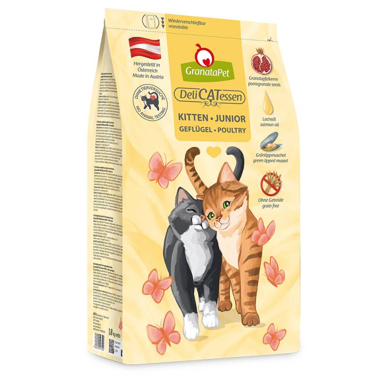 GranataPet DeliCatessen Kitten Geflügel - Sparpaket: 2 x 1,8 kg von Granatapet