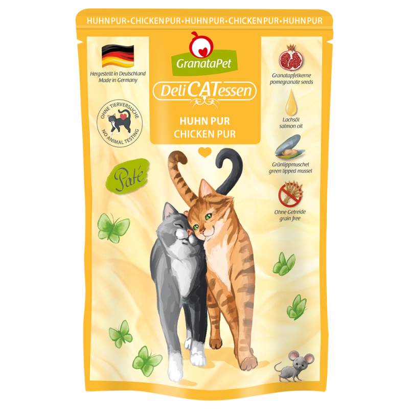 GranataPet DeliCatessen Pouch 6  x 85 g - Huhn PUR von Granatapet