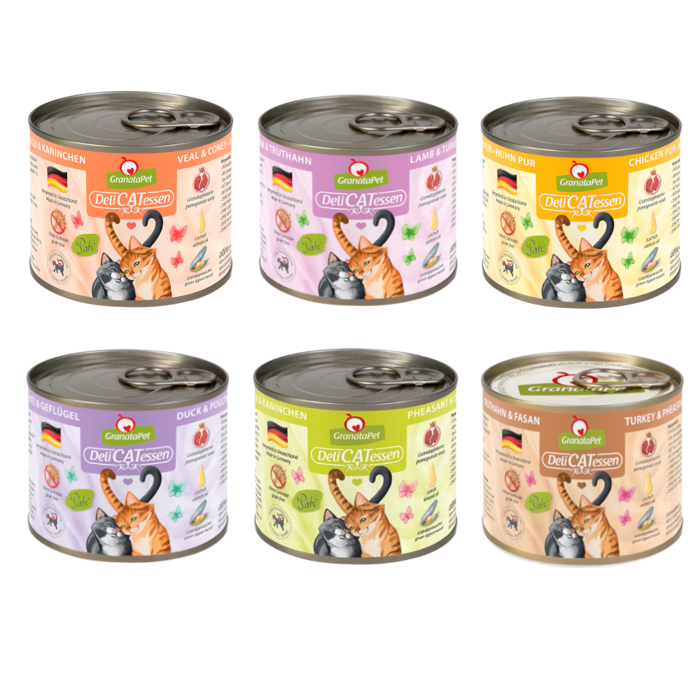 GranataPet DeliCatessen Probierpakete 6 x 200 g - Probierpaket ohne Fisch GranataPet DeliCatessen Probierpakete 6 x 200 g - Probierpaket ohne Fisch von Granatapet