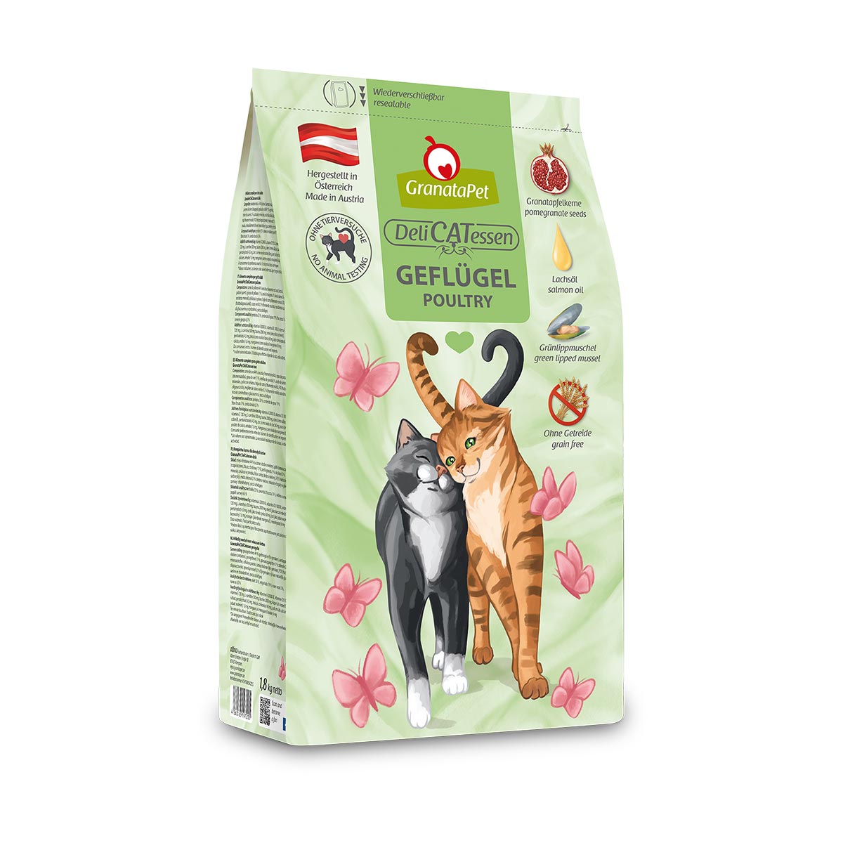 GranataPet DeliCatessen Trockenfutter Geflügel Adult 1,8kg von Granatapet