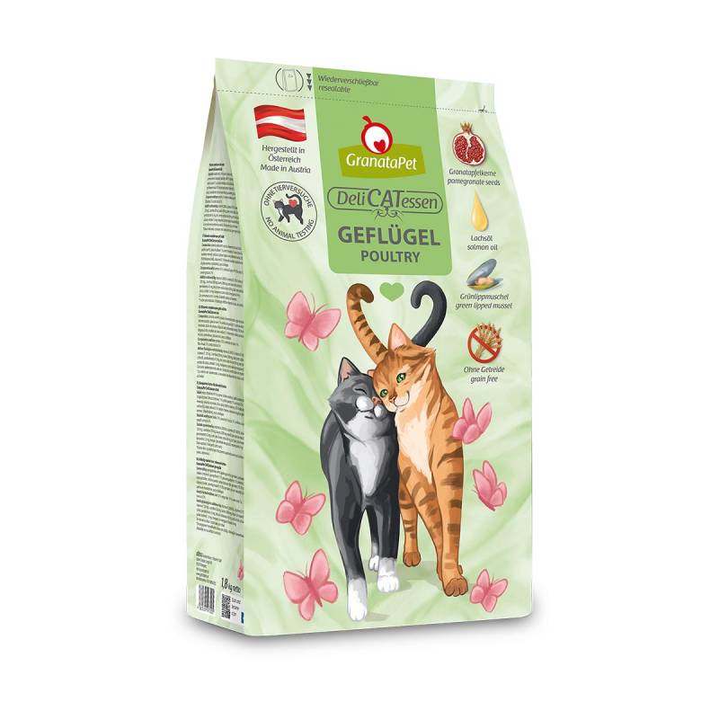 GranataPet DeliCatessen Trockenfutter Geflügel Adult 1,8kg von Granatapet