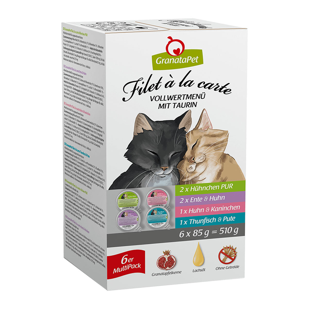 GranataPet Filet à la carte Multipack 6 x 85g GranataPet Filet à la carte Multipack 6 x 85g von Granatapet