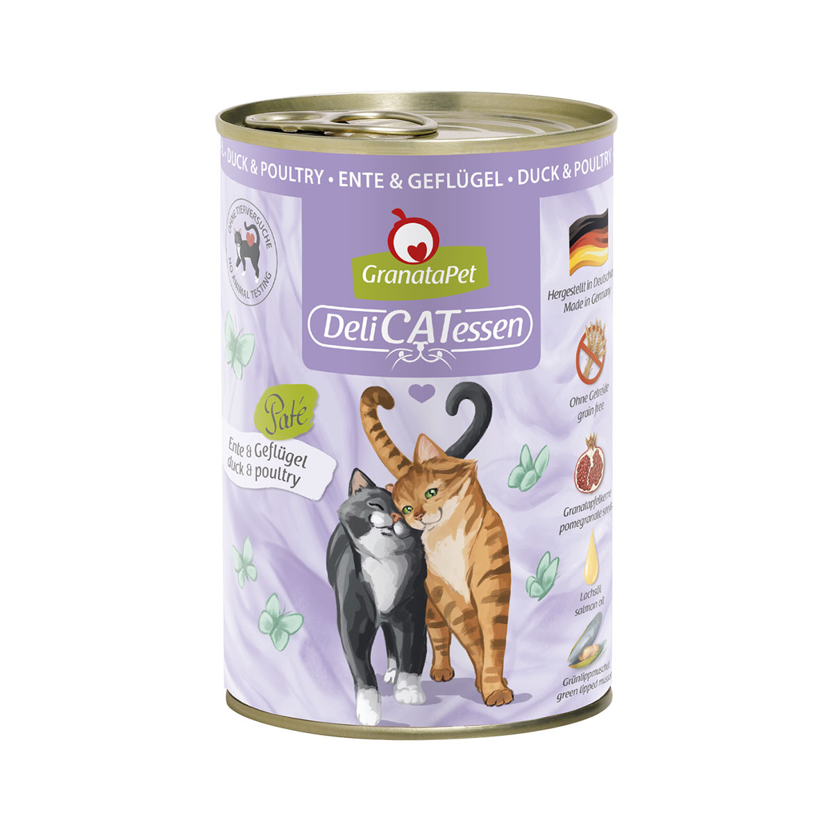 GranataPet Katze - Delicatessen Dose Ente & Geflügel 6x400g von Granatapet