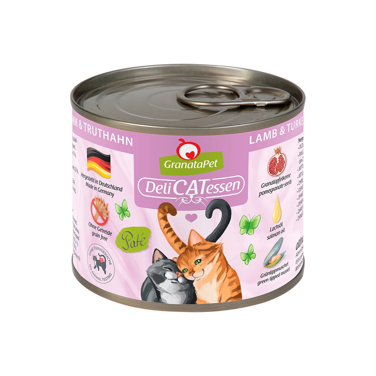 GranataPet Katze - Delicatessen Dose Lamm & Truthahn 6x200g GranataPet Katze - Delicatessen Dose Lamm & Truthahn 6x200g von Granatapet