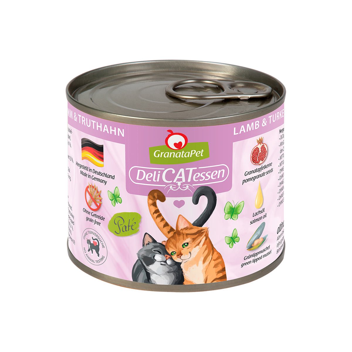 GranataPet Katze - Delicatessen Dose Lamm & Truthahn 6x200g von Granatapet