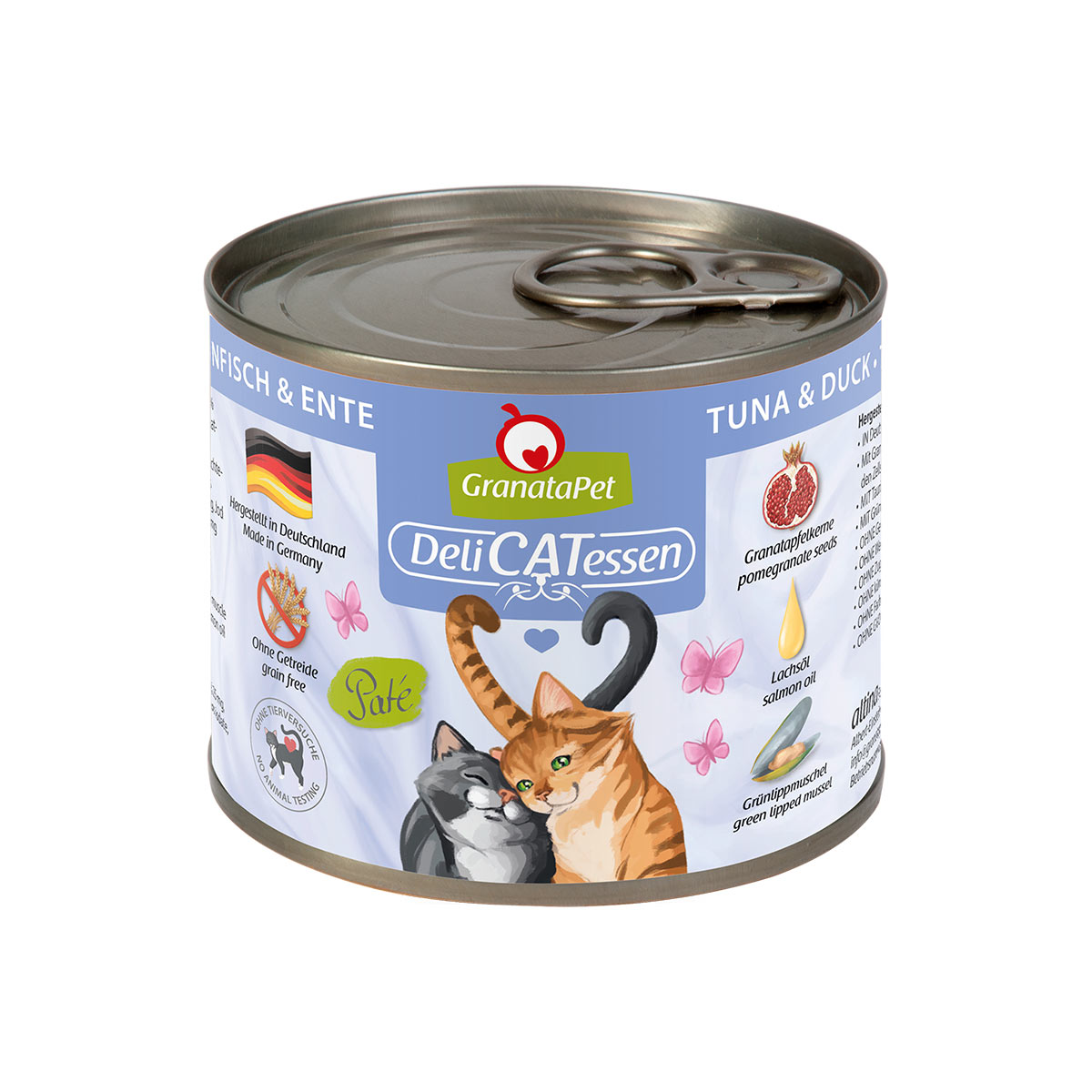 GranataPet Katze - Delicatessen Dose Thunfisch & Ente 6x200g von Granatapet