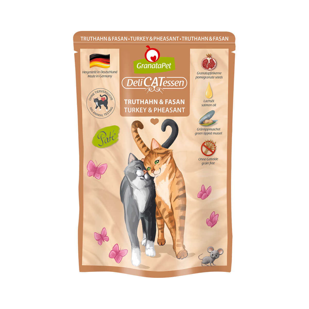 GranataPet Katze - Delicatessen Pouch Truthahn & Fasan 6x85g GranataPet Katze - Delicatessen Pouch Truthahn & Fasan 6x85g von Granatapet