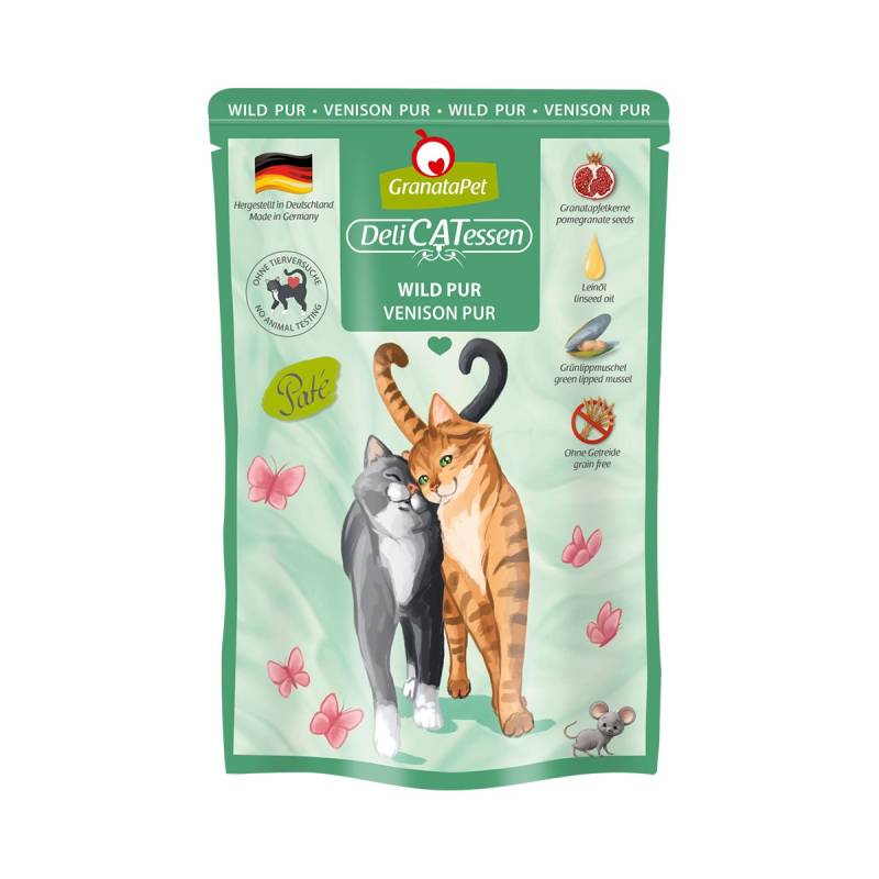 GranataPet Katze - Delicatessen Pouch Wild PUR 6x85g von Granatapet
