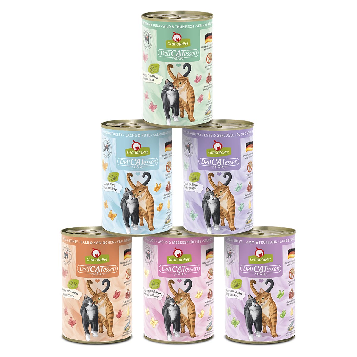 GranataPet Katze - Multipack 1 DeliCatessen 12x400g von Granatapet