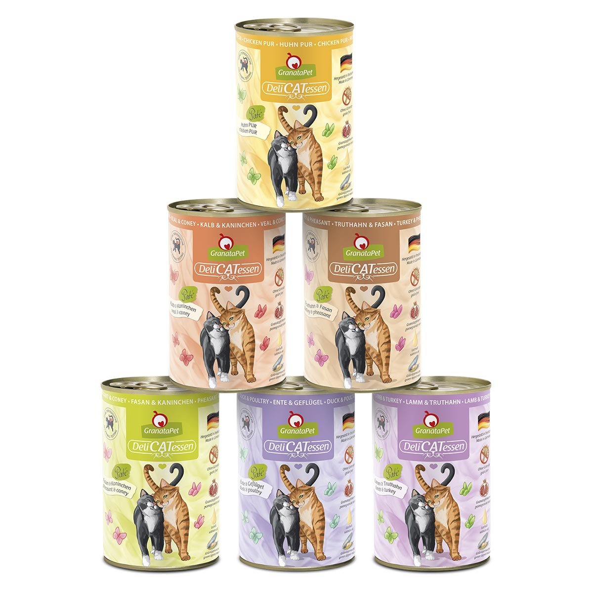 GranataPet Katze - Multipack 3 DeliCatessen ohne Fisch 12x400g von Granatapet