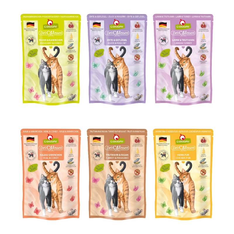 GranataPet Katze - Multipack 3 DeliCatessen ohne Fisch 6x85g von Granatapet