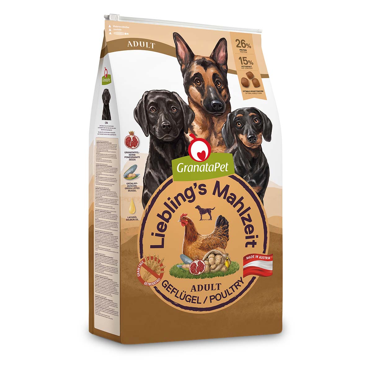 GranataPet Liebling´s Mahlzeit Adult Geflügel 10kg von Granatapet