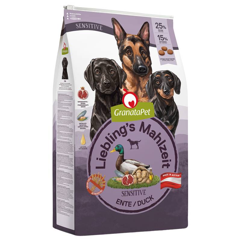 GranataPet Liebling's Mahlzeit Adult Sensitive Ente - Sparpaket: 2 x 10 kg von Granatapet