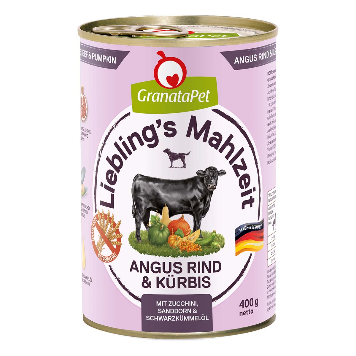 GranataPet Liebling's Mahlzeit Angus Rind und Kürbis 6x400g GranataPet Liebling's Mahlzeit Angus Rind und Kürbis 6x400g von Granatapet