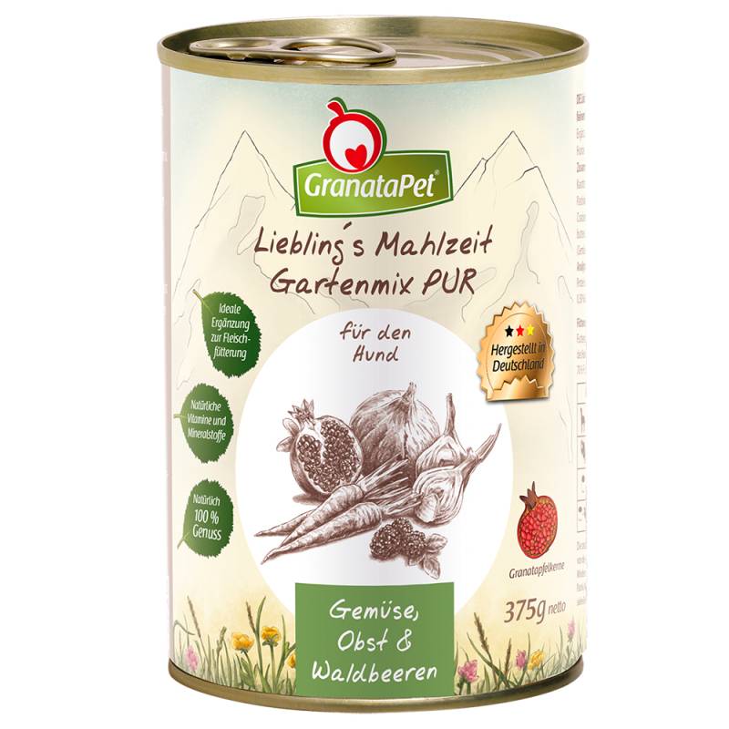 GranataPet Liebling's Mahlzeit Gartenmix - 6 x 375 g von Granatapet