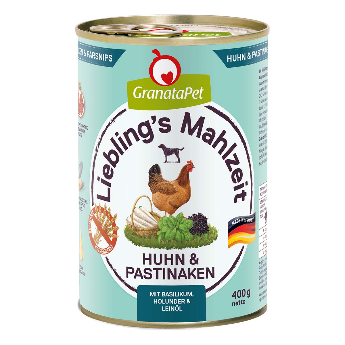 GranataPet Liebling's Mahlzeit Huhn und Pastinaken 12x400g von Granatapet