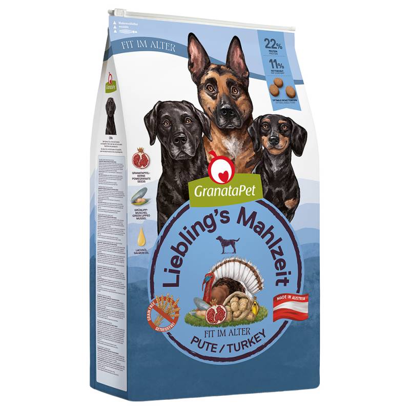 GranataPet Liebling's Mahlzeit Senior Pute - Sparpaket: 2 x 10 kg von Granatapet