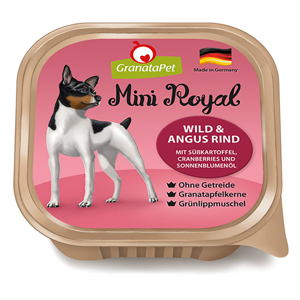 GranataPet Mini Royal 6 x 150 g Schale Mixpaket - Mixpaket (6 Sorten) von Granatapet